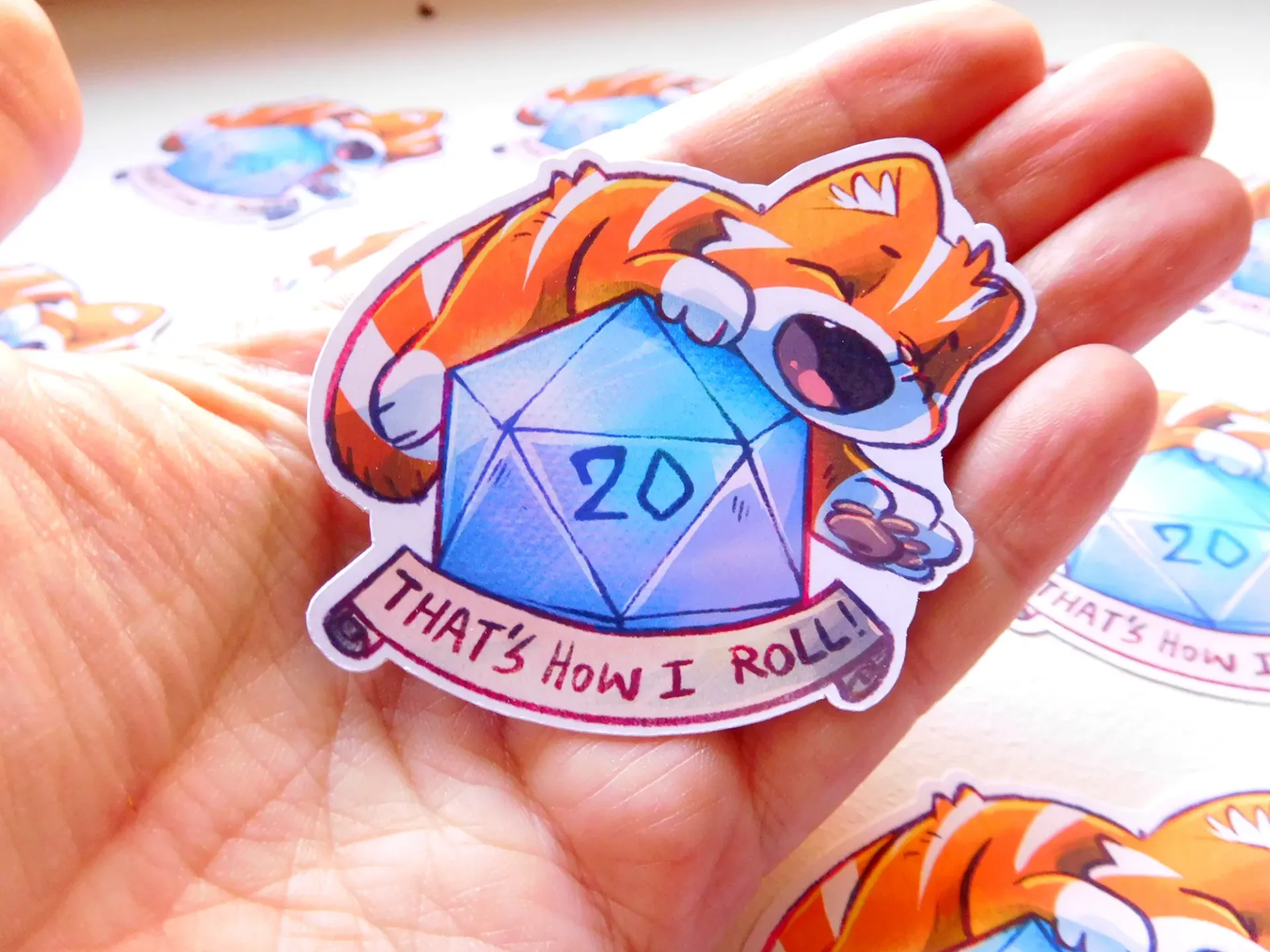 That's how I roll - Dice sticker