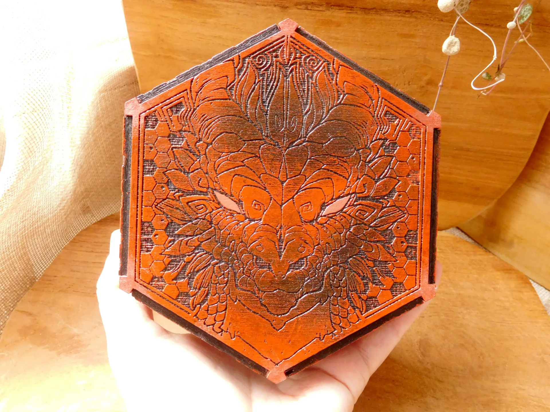 Dice Tray - The Red Dragon