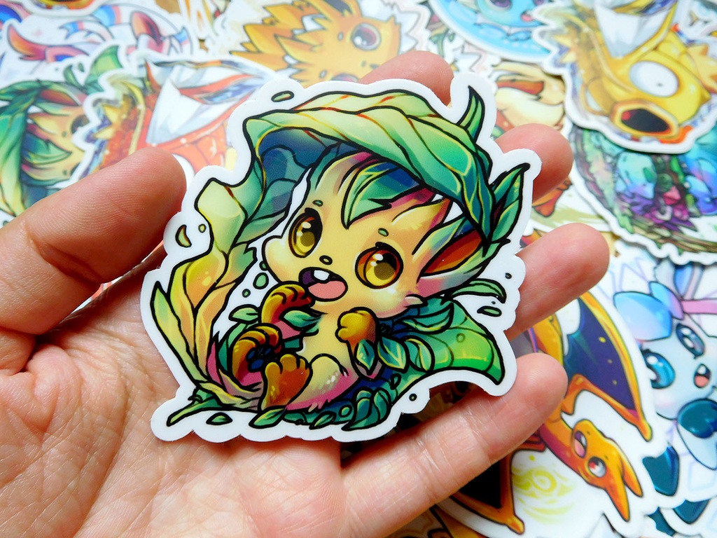 Pokemon Leafeon Vinyl Sticker