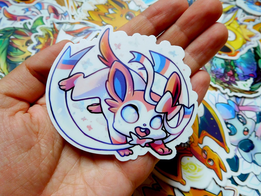 Pokemon Sylveon Vinyl Sticker