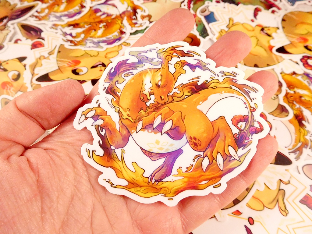 Pokemon Gigantamax Charizard Vinyl Sticker