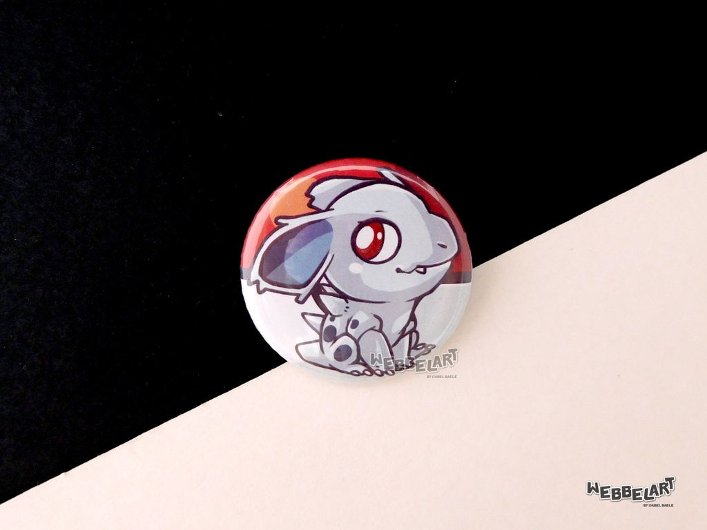 Button - Nidorina - 38mm Badge - #030