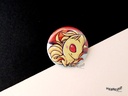 Button - Ninetales - 38mm Badge - #038