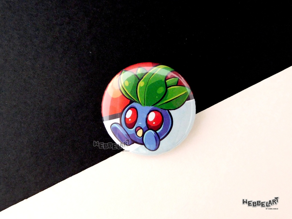 Button - Oddish - 38mm Badge - #043