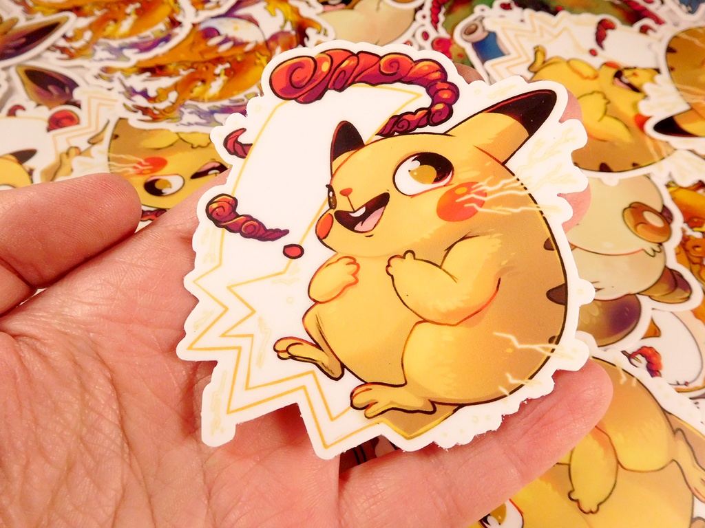 Pokemon Gigantamax Pikachu Vinyl Sticker