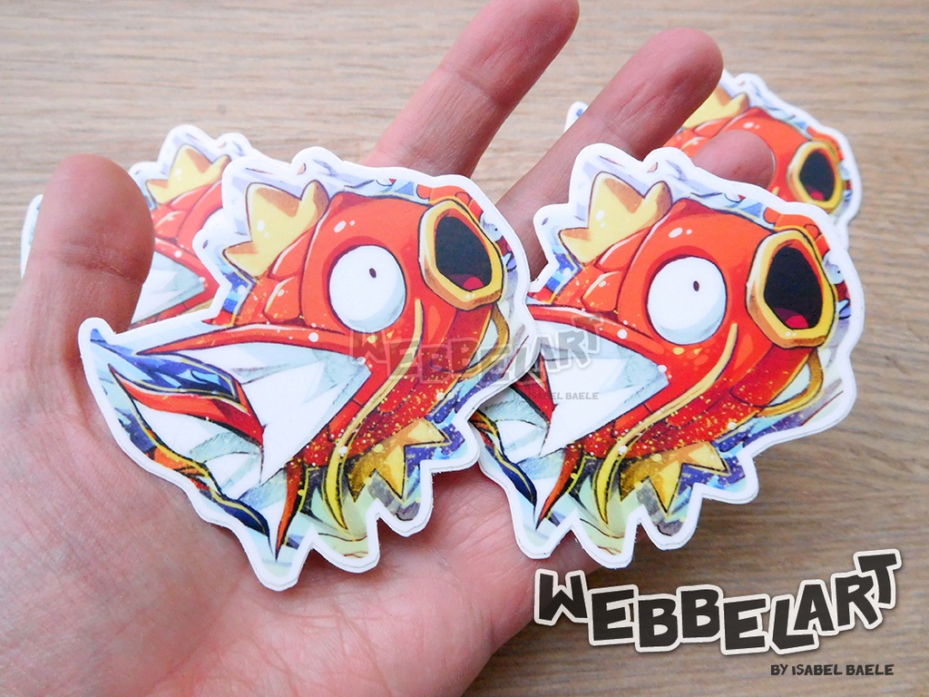 Pokemon Magikarp Vinyl Sticker