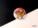 Button - Psyduck - 38mm Badge - #054