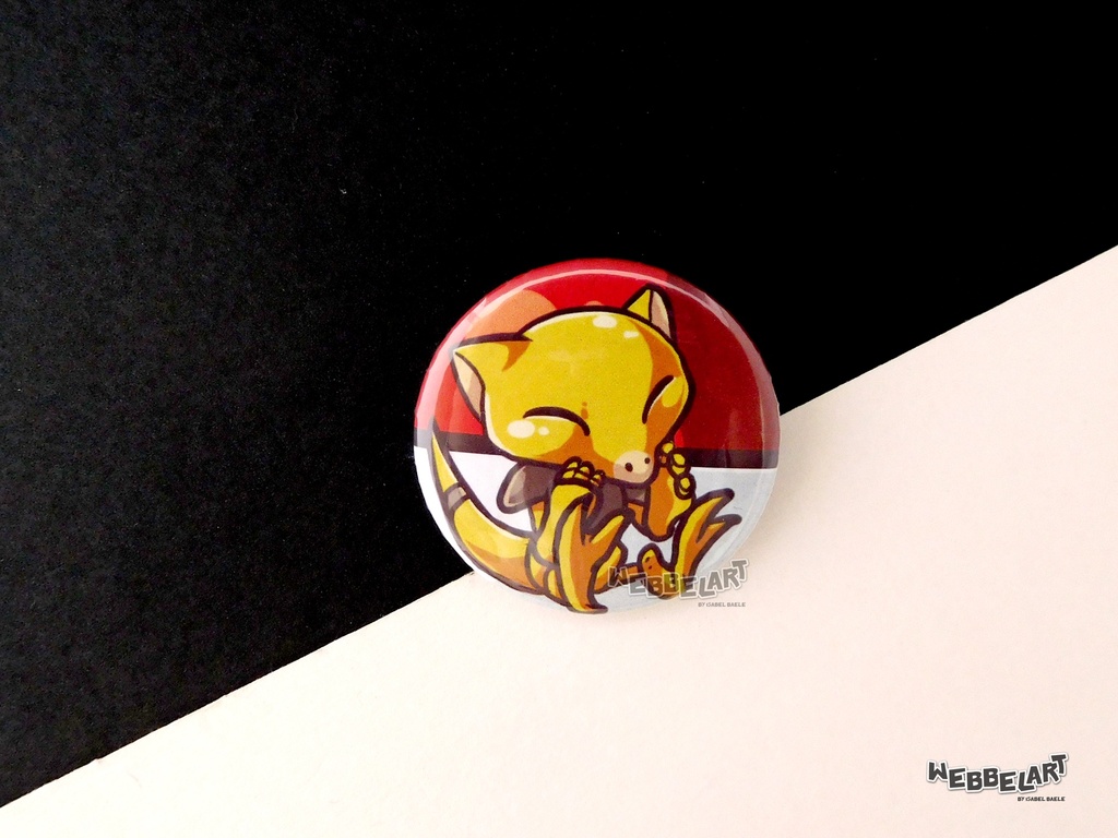 Button - Abra - 38mm Badge - #063