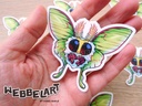 Luna Moth Vinyl Sticker