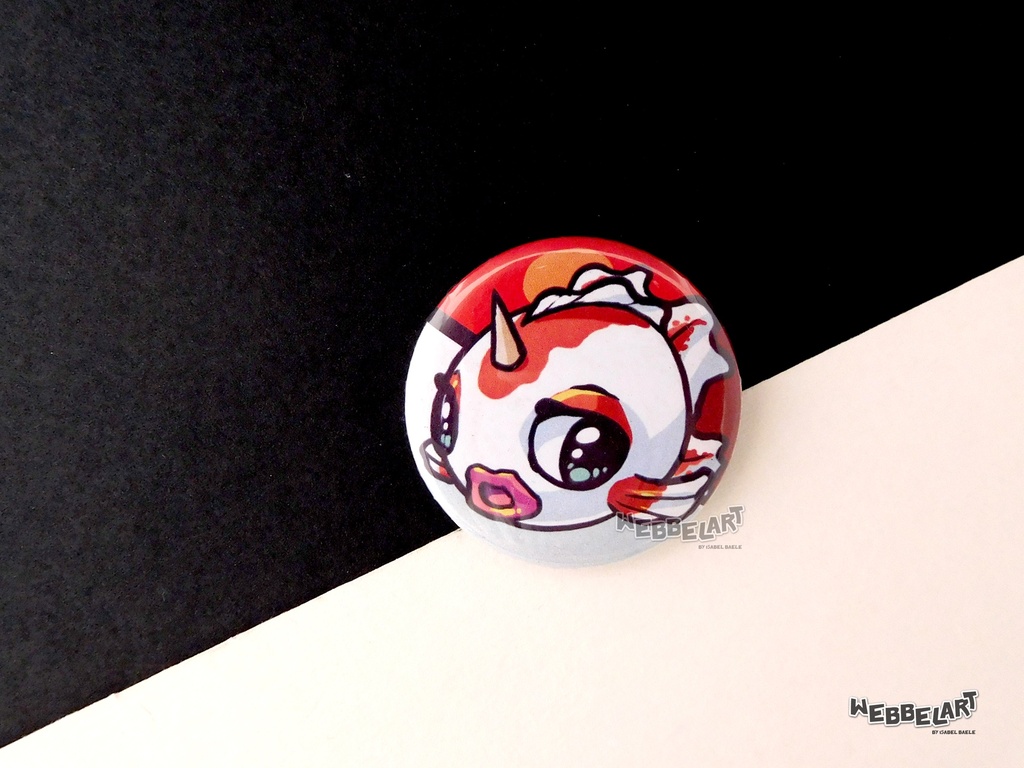 Button - Goldeen - 38mm Badge - #118