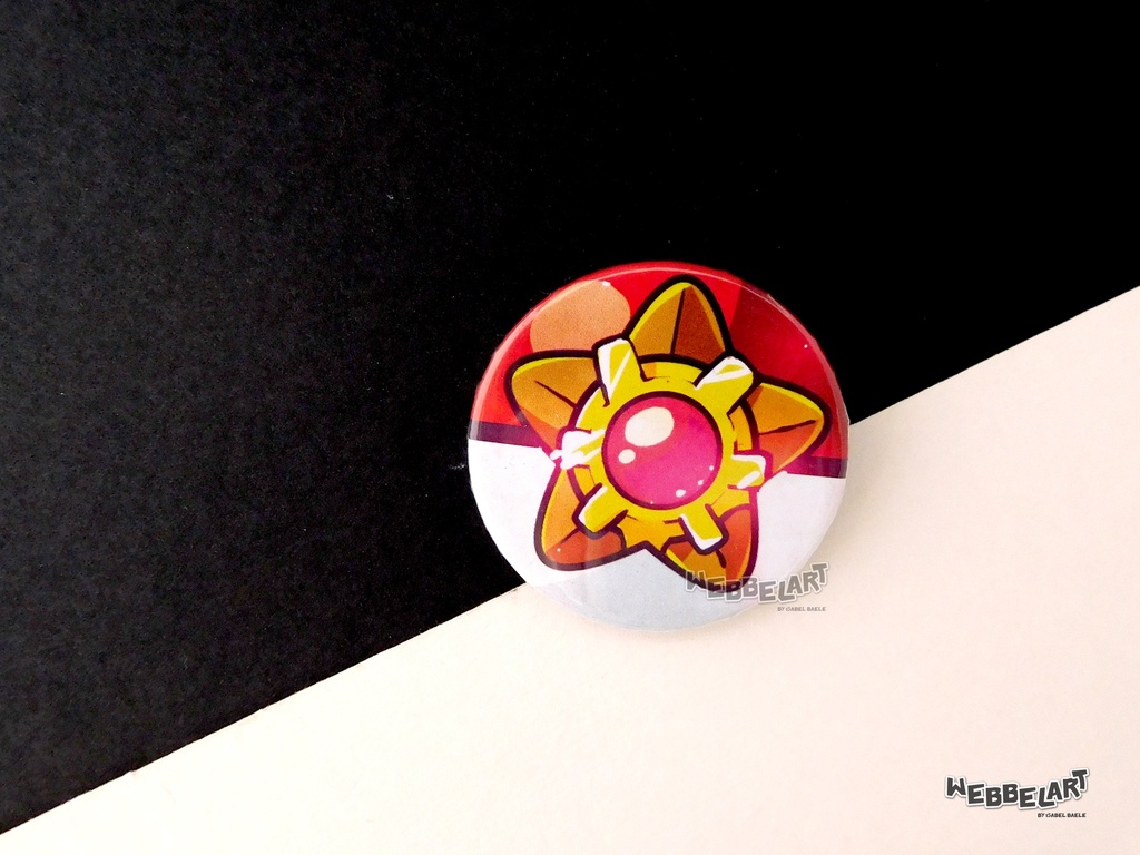 Button - Staryu - 38mm Badge - #120 (Button)