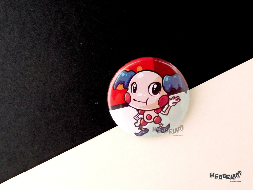 Button - Mr. Mime - 38mm Badge - #122 (Button)