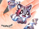 Happy Trash Panda Sticker
