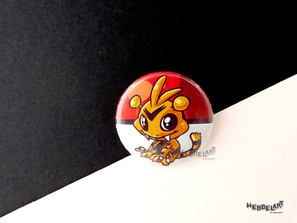 Button - Electabuzz - 38mm Badge - #125 (Button)