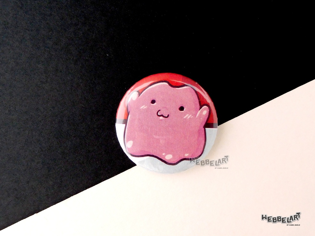 Button - Ditto - 38mm Badge - #132 (Button)