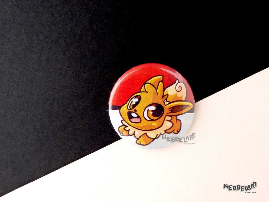 Button - Eevee - 38mm Badge - #133 (Button)