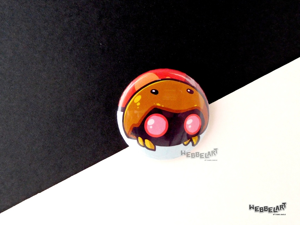 Button - Kabuto - 38mm Badge - #140