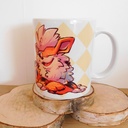 Mug Pokémon Growlithe and Arcanine - Webbelart