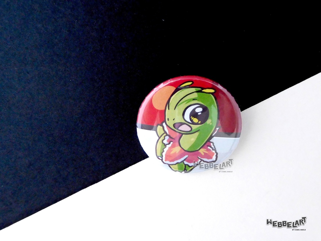 Button - Meganium - 38mm Badge - #154