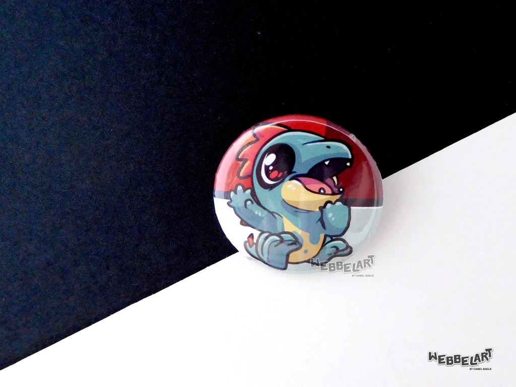 Button - Croconaw - 38mm Badge - #159