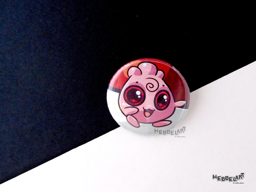 Button - Igglybuff - 38mm Badge - #174