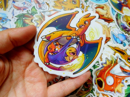 Charmander Family Vinyl Sticker