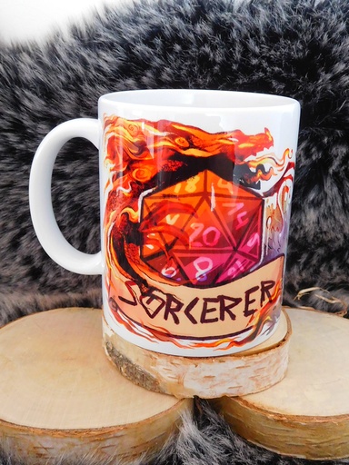 Sorcerer - RPG Collection - DND mug - Webbelart    