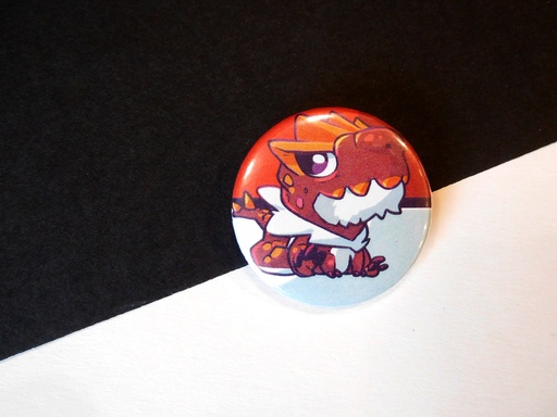 Button - Tyrantrum - 38mm Badge - #697