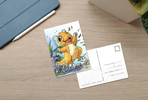 Postcard - Pokemon Dragonite - Limited Edition
