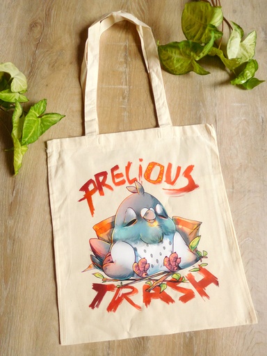 Precious Trash | Pidgeon Totebag - Webbelart