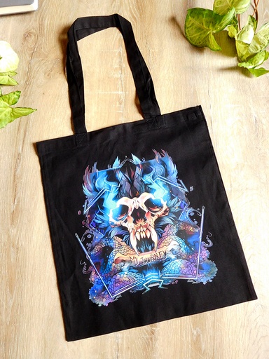 Blue Demon Skull | Totebag