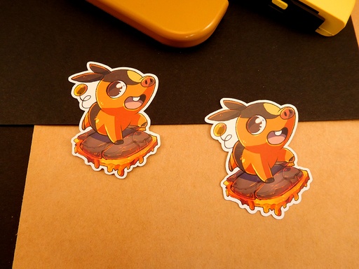 Tepig- Pokemon Starter - Generation 5 - Sticker