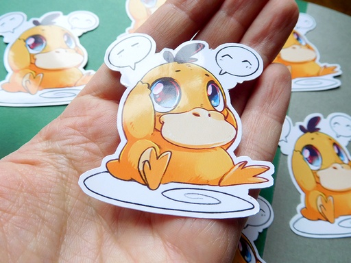 Pokémon Psyduck - Happy - Sticker