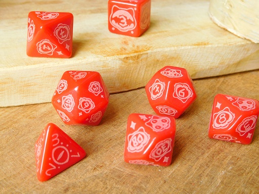 Dice Set - Demon Cat