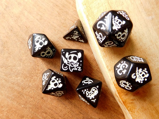 Dice Set - Hollow Knight - GLOW IN THE DARK