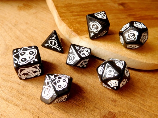 Dice Set - Demon Cat