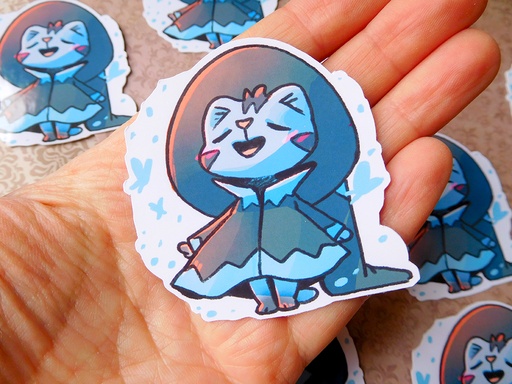 Magical Blue Kitty Witch - Limited Edition