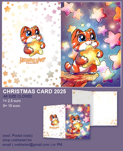 One big Star - Christmas card 2025