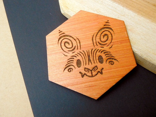 Wooden Coaster - Bat