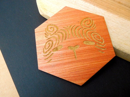 Wooden Coaster - Bear