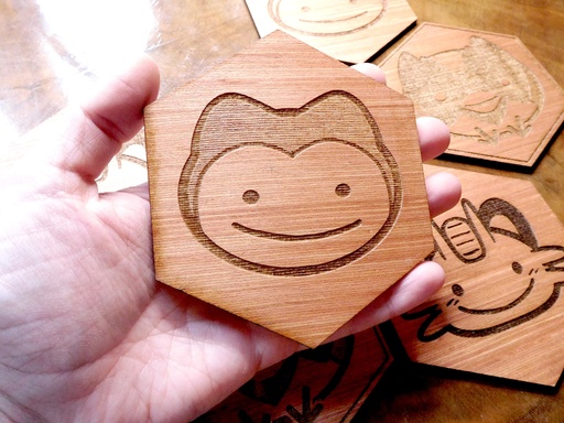 Wooden Coaster - Ditto Snorlax
