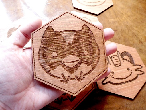 Wooden Coaster - Ditto Rookidee