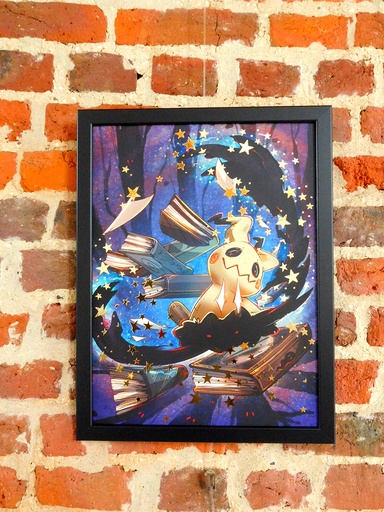 Pokemon Mimikyu - Gold Foil Print - Numbered and Limited edition  