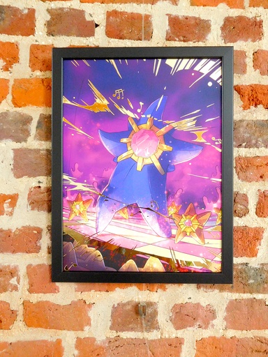 Starmie the Star - Gold Foil Print - Numbered and Limited edition