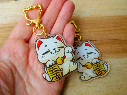 Maneki neko - Acrylic keychain