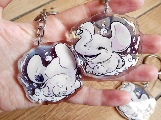 Happy Elephant - Acrylic keychain