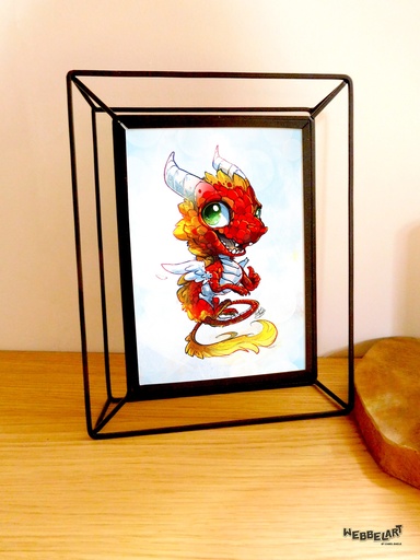 Artprint - Little Red Dragon
