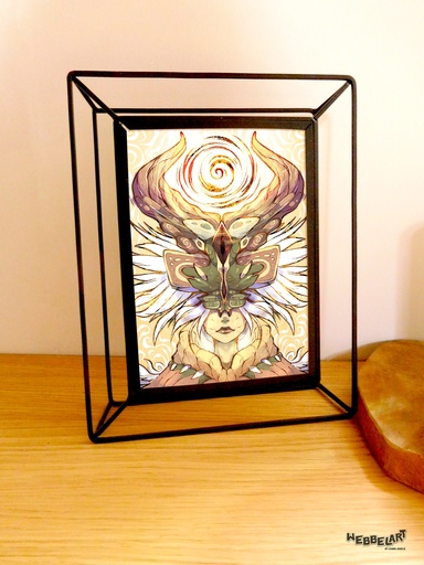 Artprint - Masked Lady