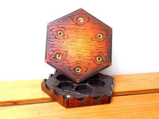 Dice Tray - Fire Red Mimic