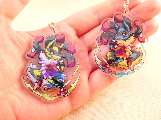 Pokemon Mega Lucario - Mega evolution - Acrylic keychain